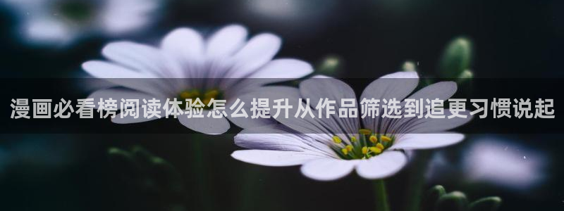 漫画岛导航入口:漫画必看榜阅读体验怎么提升从作品筛选到追更习惯说起